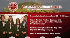 Desktop Screenshot of lahainalunahs.org